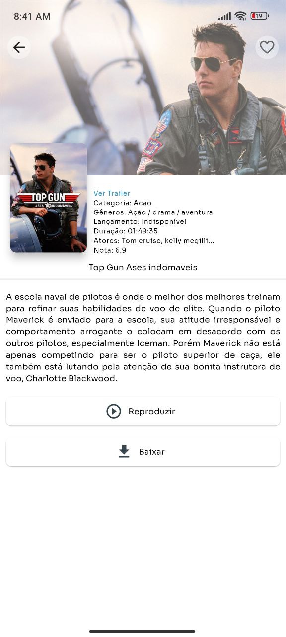 Interface para Android TV do IPTV Anywhere